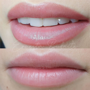 Permanent lip makeup